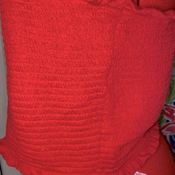 Forever 21+ Smocked Sweetheart Crop Top - Picture 6 of 6